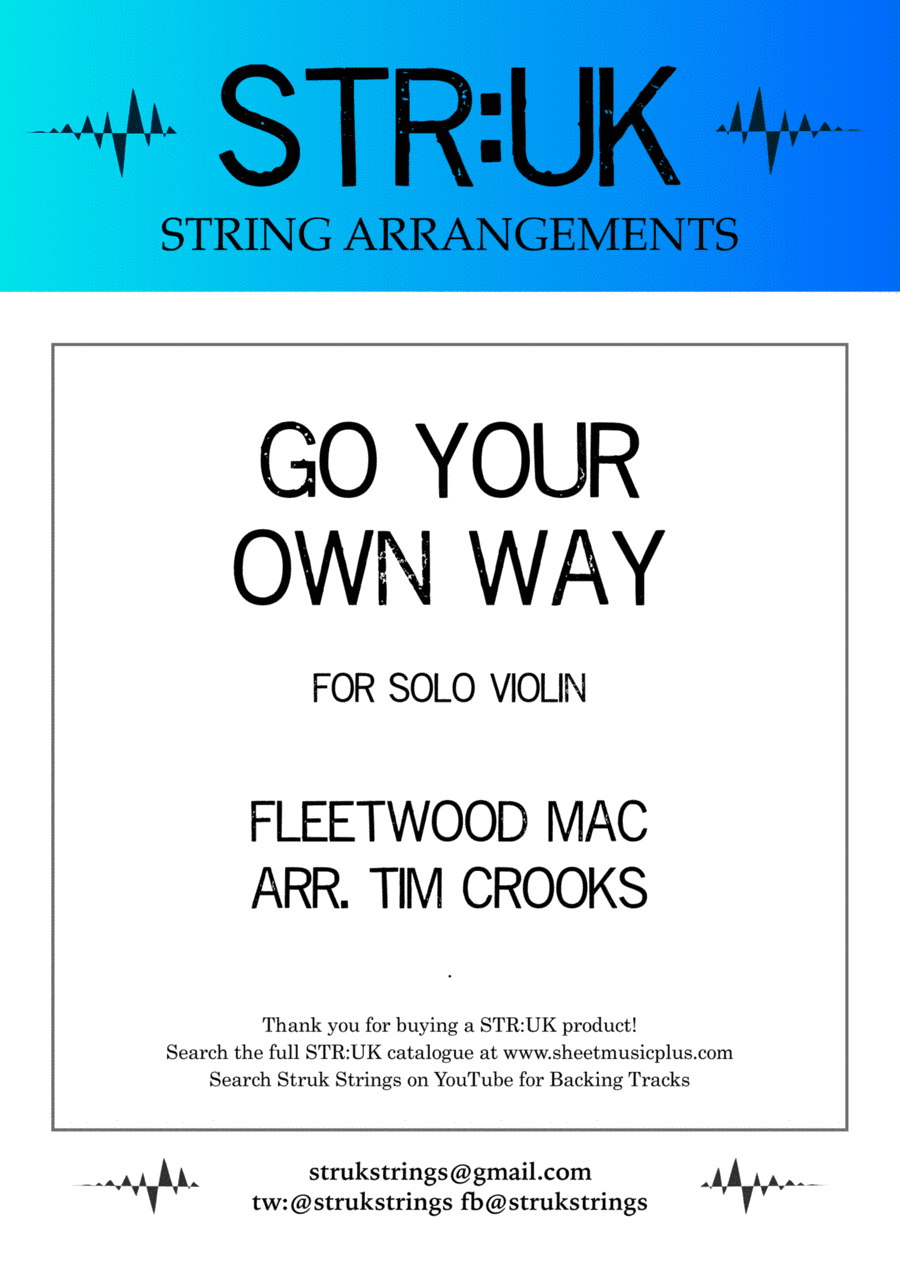 Go Your Own Way (arr. Tim Crooks)