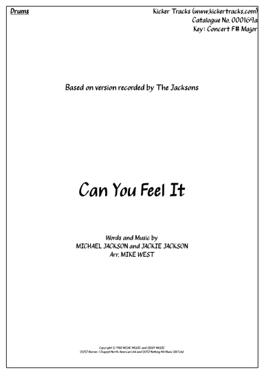 Can You Feel It (arr. Michael Storeton-West)