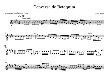 Conversa de Botequim (arr. Jhonata Lino)