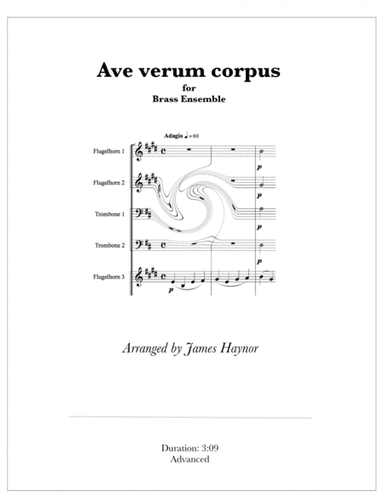 Ave verum corpus (arr. James Haynor)