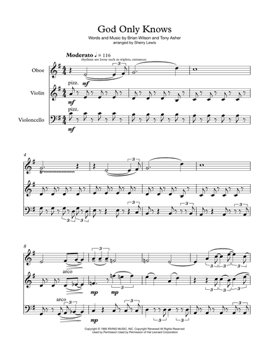 God Only Knows (arr. Sherry Lewis)