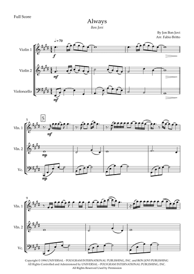 Always (arr. Fabio Britto)