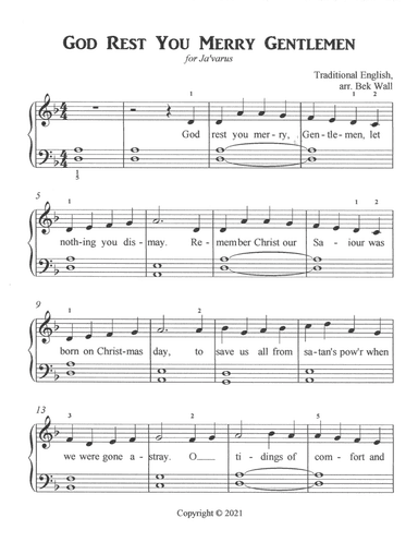 God Rest You Merry Gentlemen (arr. Rebekah Wall)