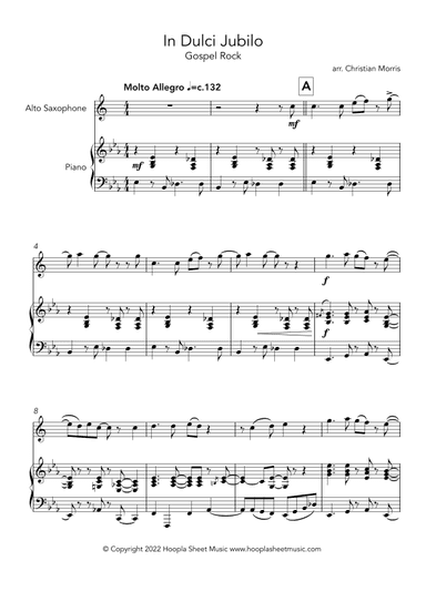 In Dulci Jubilo, Gospel Rock (arr. Christian Morris)
