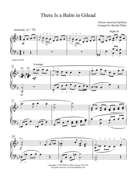 There Is a Balm in Gilead (arr. Dillon's Music Group)