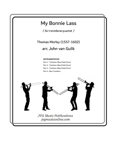 My Bonnie Lass (arr. John van Gulik)