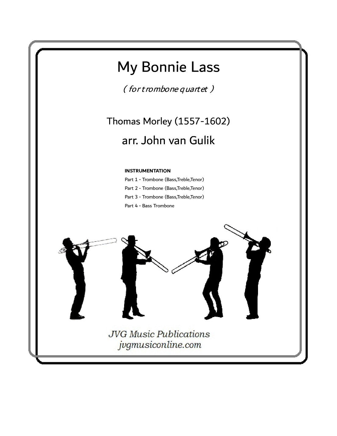 My Bonnie Lass (arr. John van Gulik)