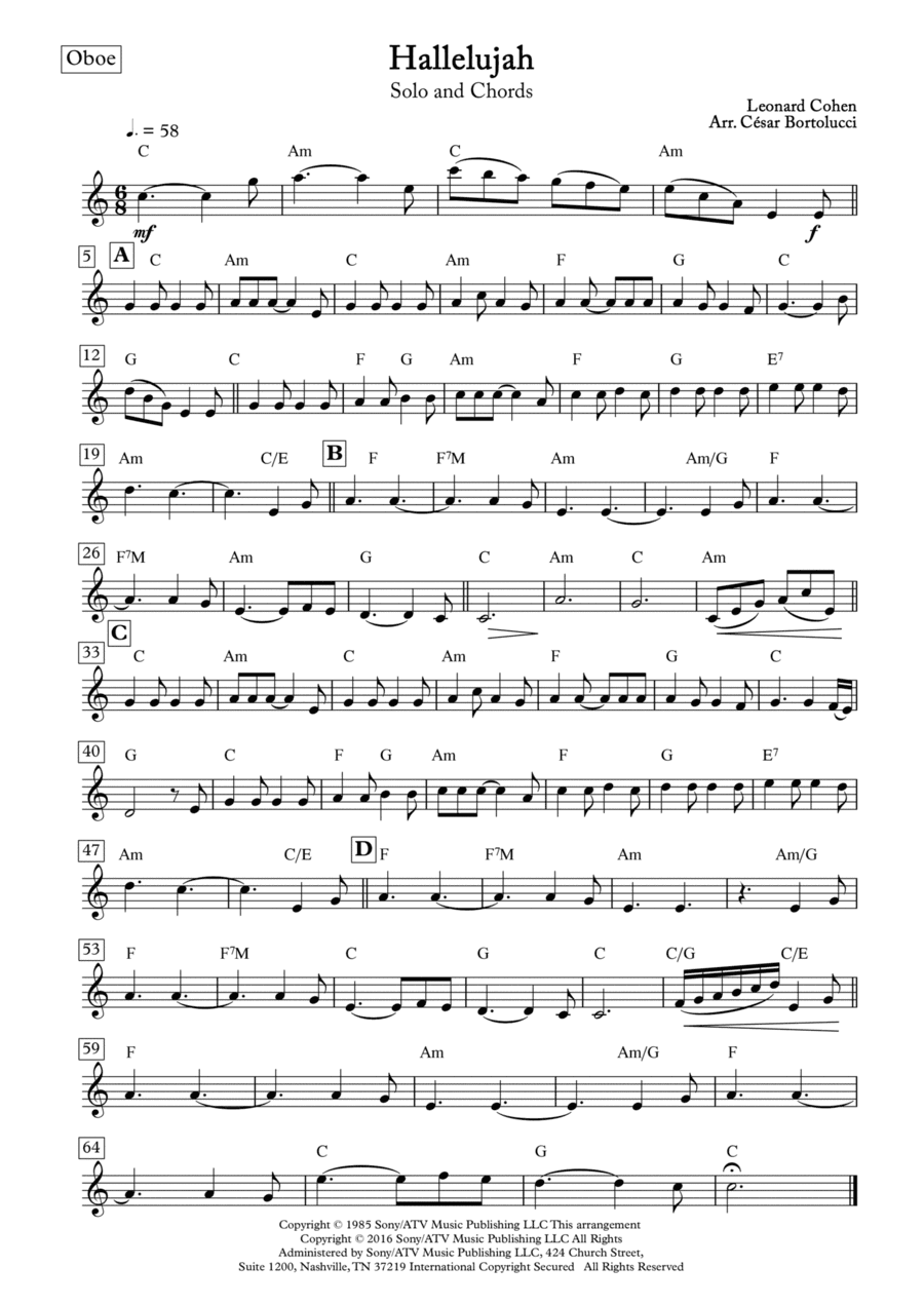 Hallelujah (arr. ACT Bortolucci)