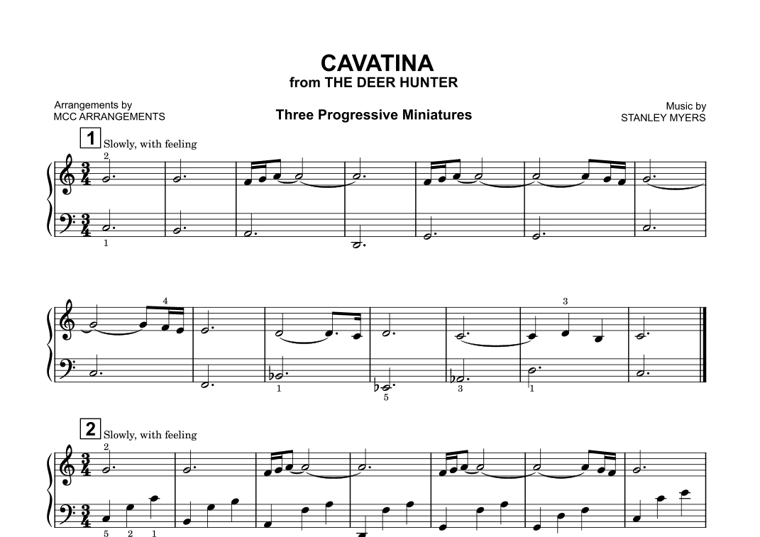 Cavatina (arr. MCC Arrangements)