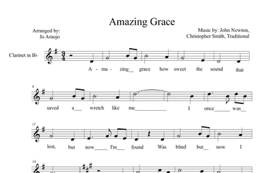 AMAZING GRACE (arr. Jo Araujo)