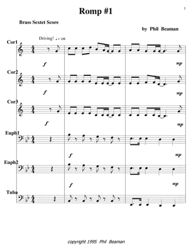 Romp #1-Brass Sextet 2