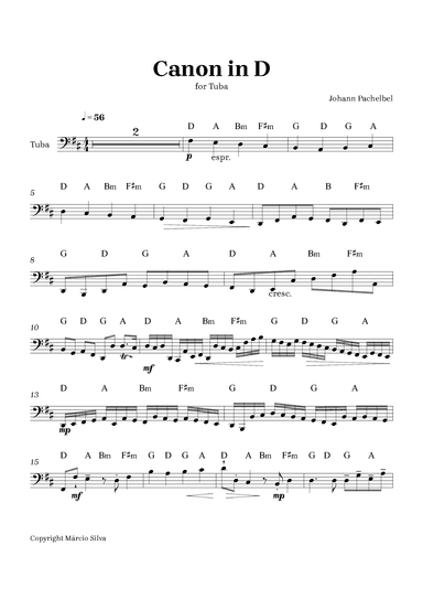 Canon in D (arr. Márcio Silva)