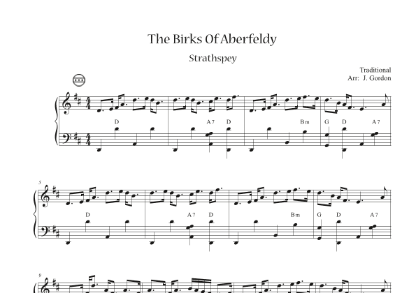 The Birks Of Aberfeldy (arr. Julia Gordon)
