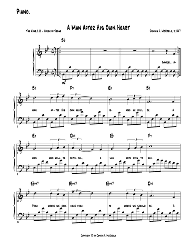 A Man After His Own Heart (Samuel the Prophet) from "The Kings" - ACT 1:Song 10