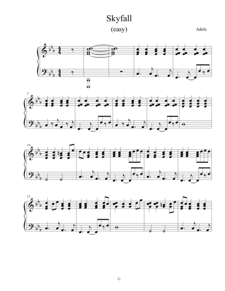 Skyfall (arr. leamusic)