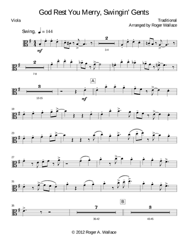 God Rest You Merry, Gentlemen (arr. Roger Wallace)