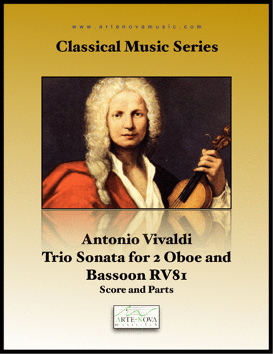 Trio Sonata in G minor for two oboes and bassoon , RV 81. (arr. Arte Nova Music Lab)