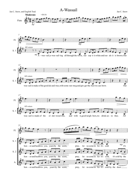 A-Wassail A-Wassailing