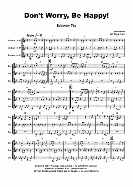 Don't Worry, Be Happy (arr. Thomas H. Graf)