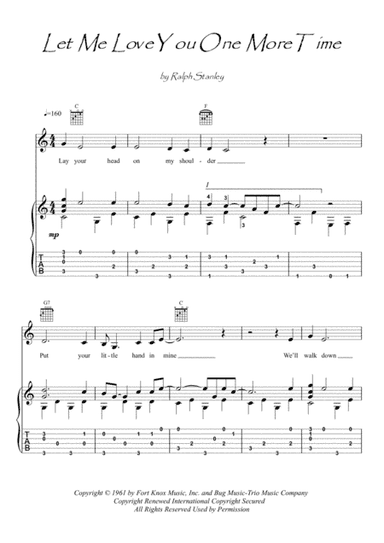 Let Me Love You One More Time (arr. PianoSheetNow)