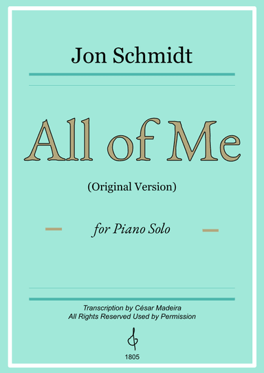 All Of Me (arr. César Madeira)