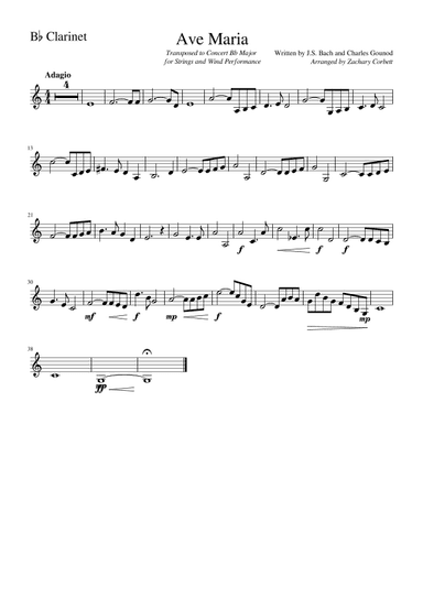 Ave Maria (arr. Zachary Corbett)