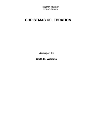 CHRISTMAS CELEBRATION FOR FULL ORCHESTRA (arr. Garth M. Williams (Socan))