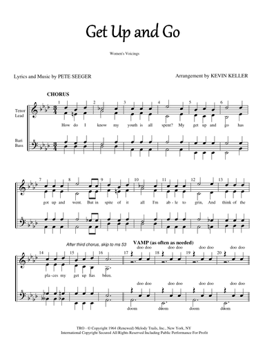 Get Up And Go (arr. Kevin Keller)