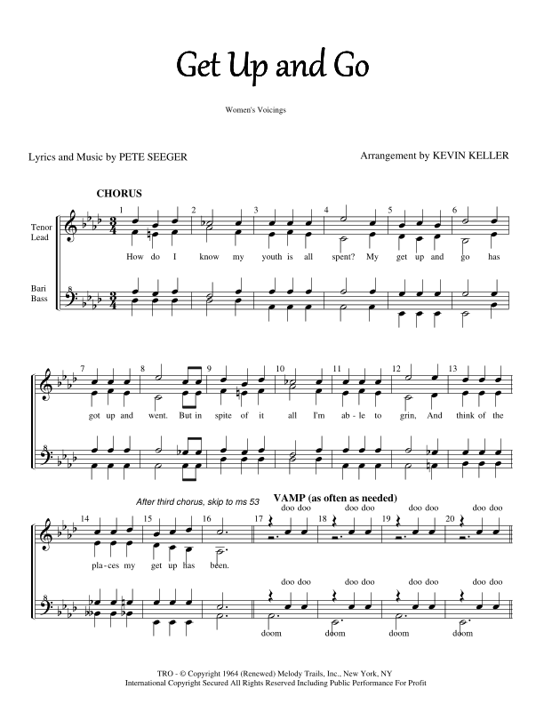 Get Up And Go (arr. Kevin Keller)