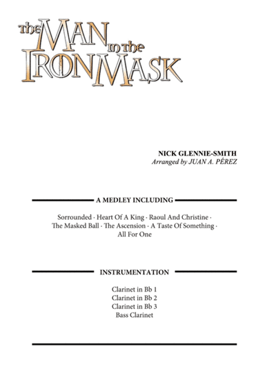 The Man In The Iron Mask (arr. Juan A. Perez)