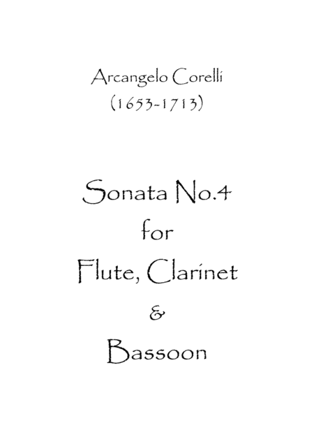 Sonata No.4 (arr. Spence Bundy)
