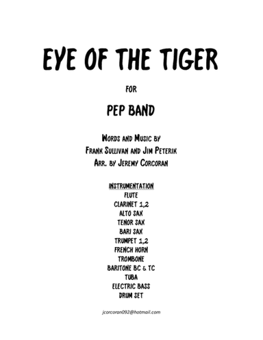 Eye Of The Tiger (arr. Jeremy Corcoran)