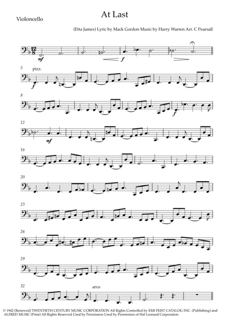 At Last (arr. Caroline Pearsall)