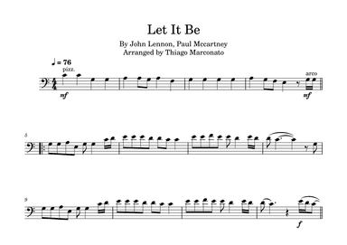 Let It Be (arr. Thiago Marconato)