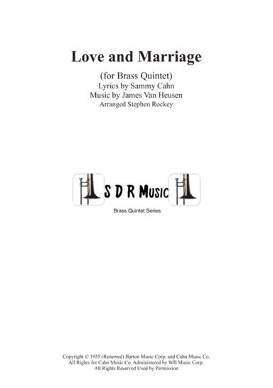 Love And Marriage (arr. Stephen Rockey)