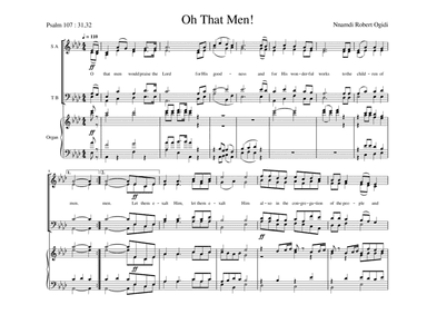 Oh That Men!