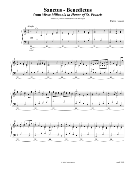 Sanctus - Benedictus (SSA)