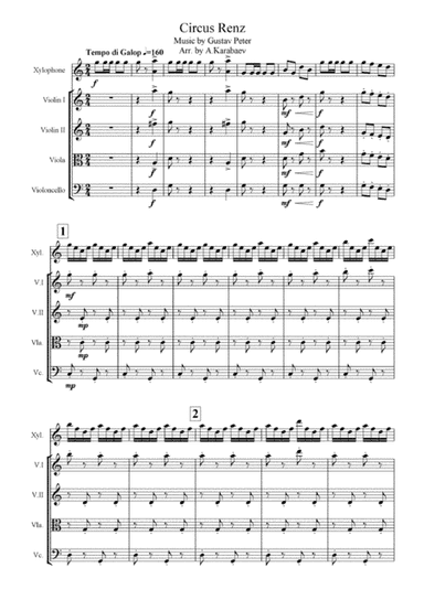 Circuz Renz - Gustav Peter (arr. A.Karabaev)