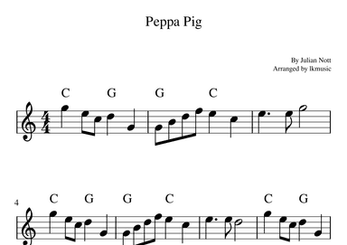 Peppa Pig (arr. Lkmusic)