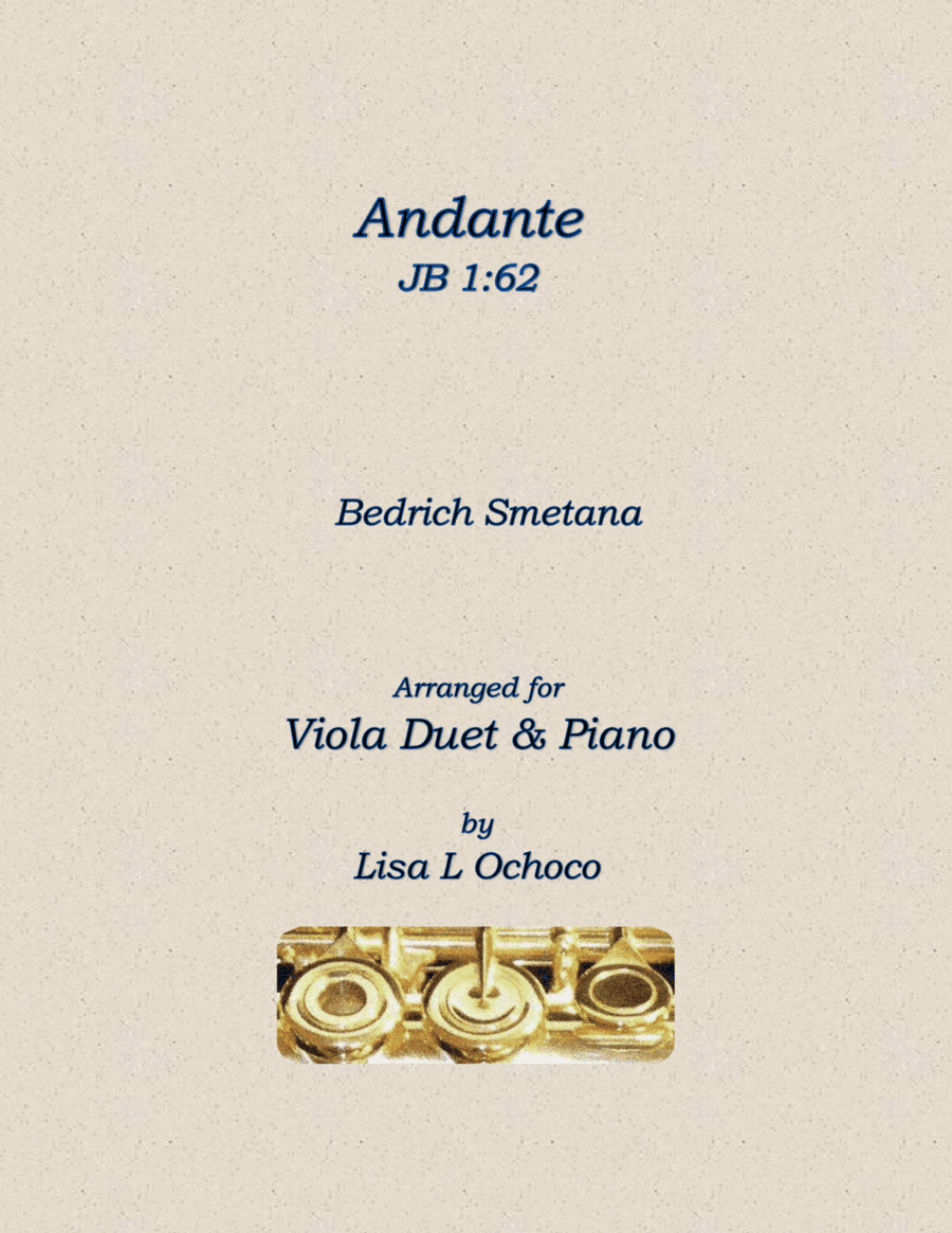 Andante JB 1:62 for Viola Duet and Piano (arr. Lisa L Ochoco)