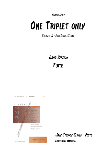 One Triplet only arranged for flute and band