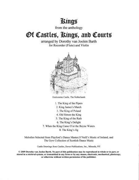 Kings (8 Duos) (arr. Dorothy van Joolen Barth)