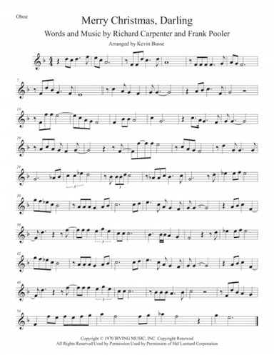 Merry Christmas, Darling (arr. Kevin Busse)