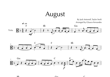 August (arr. Glauco Fernandes)