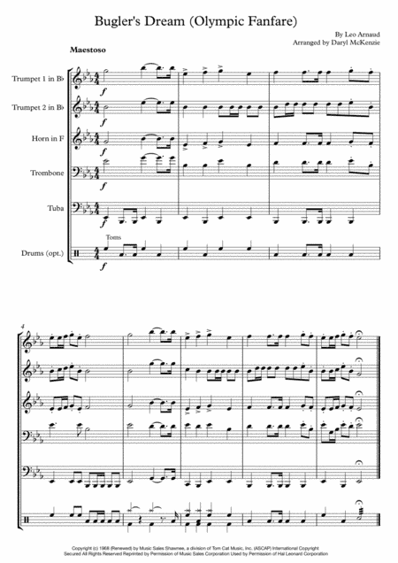 Bugler's Dream (Olympic Fanfare) (arr. Daryl McKenzie)