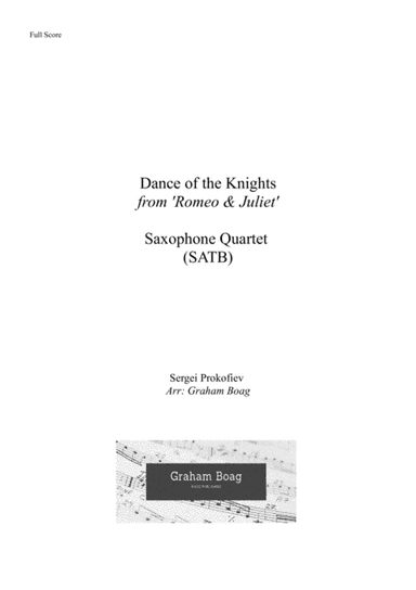 Dance Of The Knights (arr. Graham Boag)