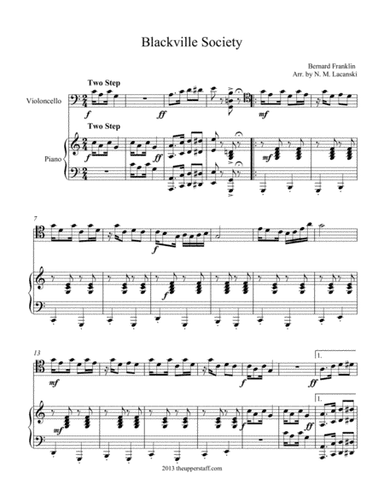 Blackville Society (arr. Nick Lacanski)