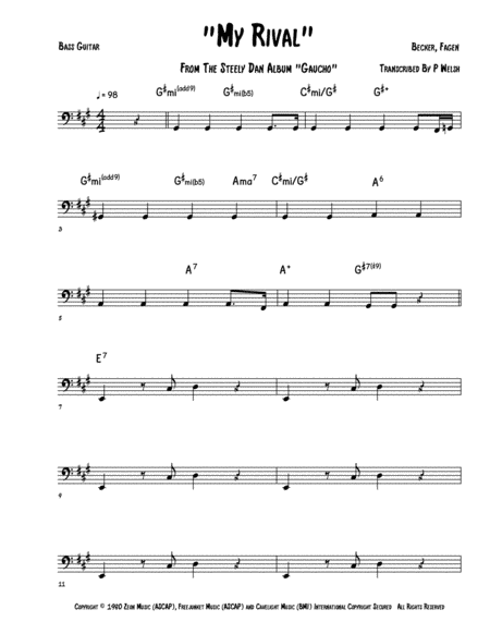 My Rival (arr. Accubass)