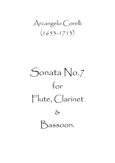 Sonata No.7 (arr. Spence Bundy)