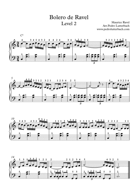 Bolero (arr. Pedro Lutterbach)